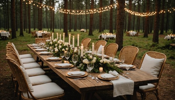 Profitez d'une expérience de camping avec des services de restauration de luxe !