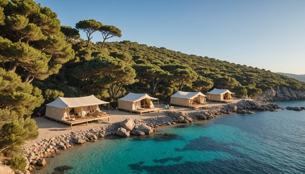 Guide des plus beaux campings 4 étoiles près de Solenzara, Corse