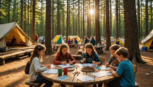 Les clubs pour enfants dans les campings de Vagnas